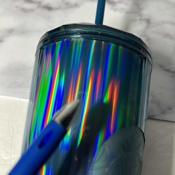 Starbucks Blue Iridescent 24oz Collectible Tumbler - Picture 7 of 7